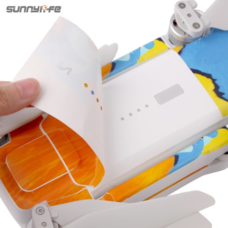 Sunnylife PVC Stickers Protective Skin For Xiaomi FIMI X8 SE 2020 Drone Decals Fimi X8 Wrap Waterproof Scratch Resistant