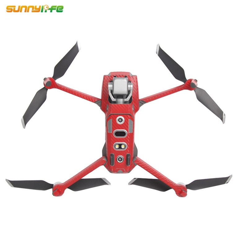 Sunnylife PVC Carbon Grain Stickers Skin for DJI MAVIC 2 PRO & ZOOM Drone Decal Battery Remote Arm Wrap