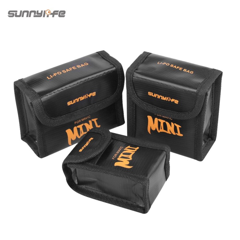 Sunnylife Battery Safe Bag Explosion-proof Battery Protective Storage Bag for Mavic Mini