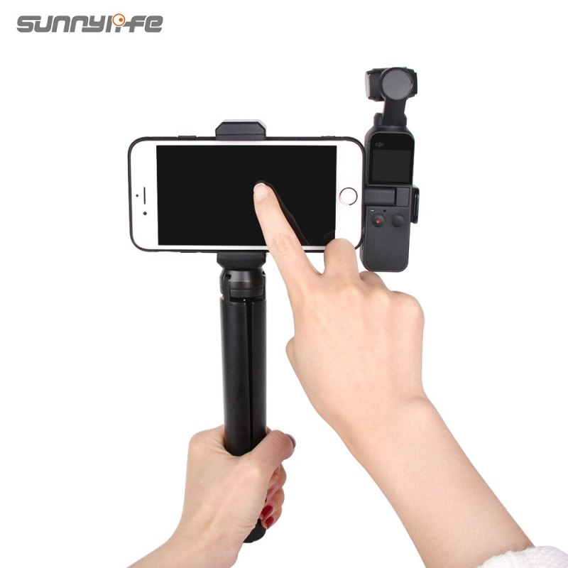 Sunnylife Smartphone Fixing Bracket Clamp Extending Rod Tripod for POCKET 2/OSMO POCKET