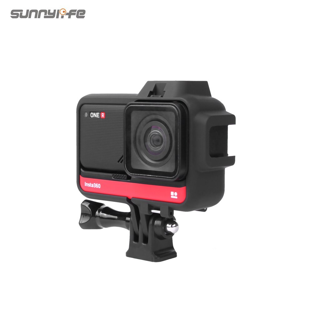 Plastic Protective Case Frame 360° Panoramic Lens Protector for Insta360 One R Sports Camera