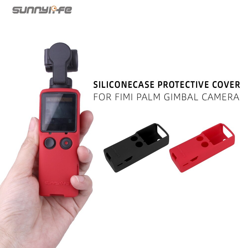 Sunnylife Silicone Protective Case Cover Lanyard Wristband Accessories for FIMI PALM Gimbal Camera