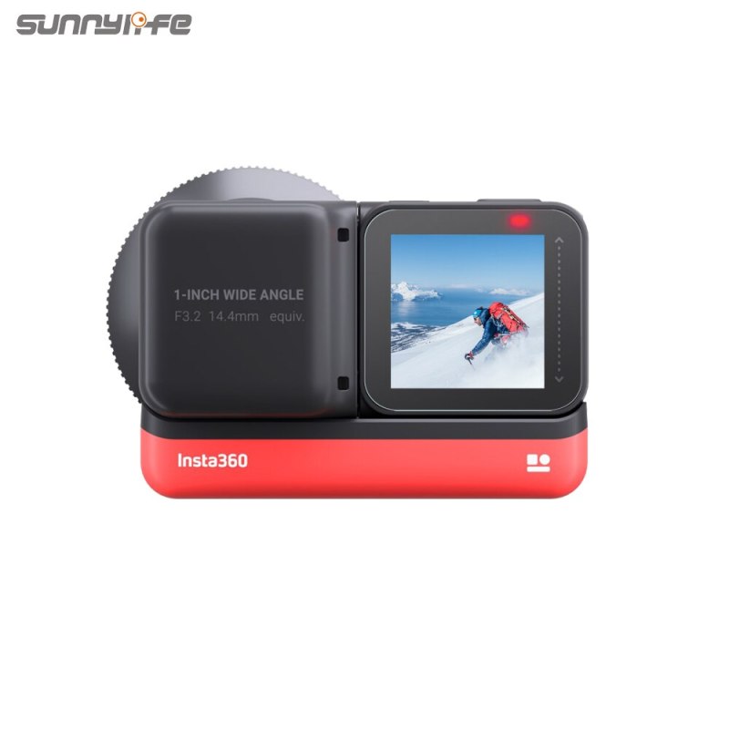 Sunnylife Tempered Glass Film Set Screen Film Leica 1-Inch Wide Angle Lens Film for Insta360 ONE R