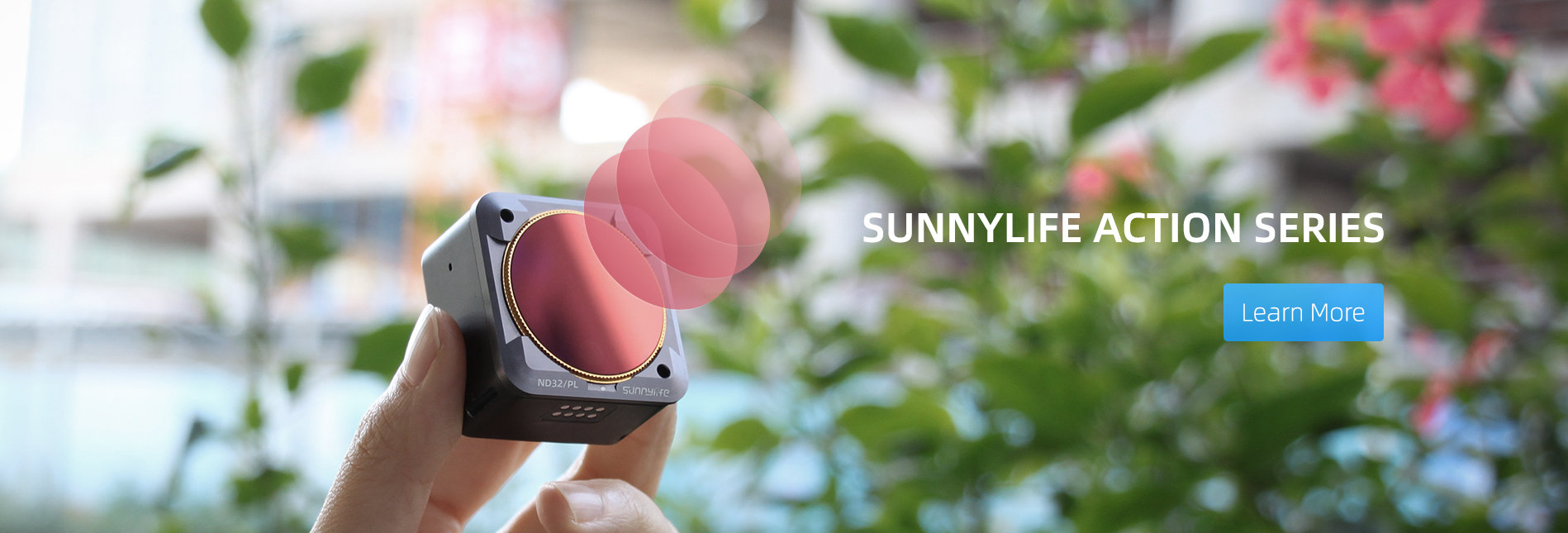 Bandeau Sunnylife avec fixation rotative pour caméra embarquée