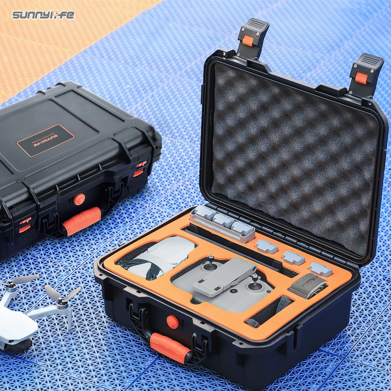 Sunnylife Waterproof Safety Carrying Case Hard Shell Professional Protective Bag Accessories for DJI Mini 2/SE/Mavic Mini