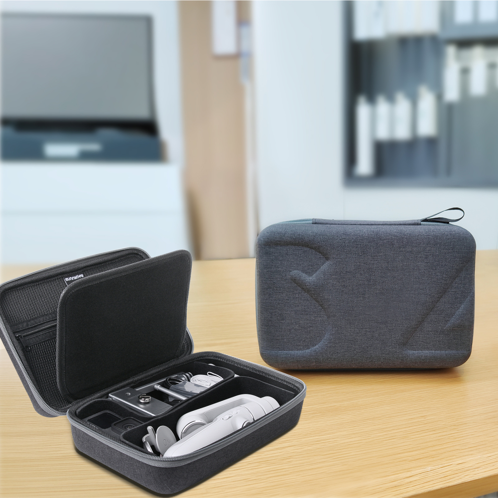 Sunnylife B77 DIY Carrying Case Portable Handbag Storage Bag for ACTION 2/OM 5/ GoPro 10/ Pocket 2/ Insta360 One X2/ FIMI PALM 2