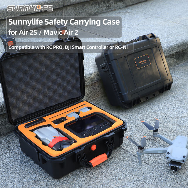 Sunnylife Safety Carrying Case Waterproof Hard Case Professional Bag Protective Accessories for Air 2S/ Mavic Air 2