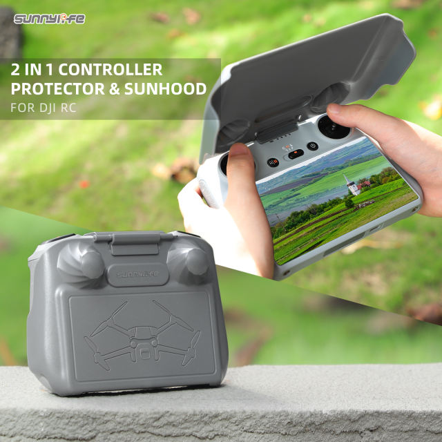 Sunnylife 2 in 1 Controller Protector Sun Hood Control Sticks Guard Screen Monitor Cover for DJI RC Mini 3 Pro