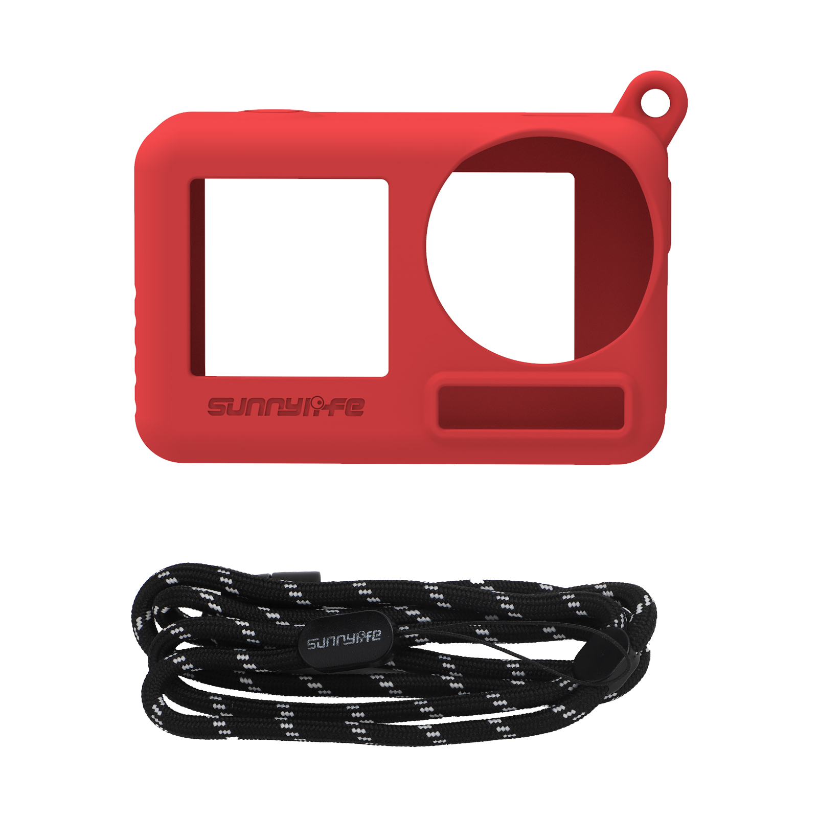 Sunnylife Silicone Protective Case Scratch-proof Camera Cover Protector Lanyard Accessories for OSMO ACTION 3