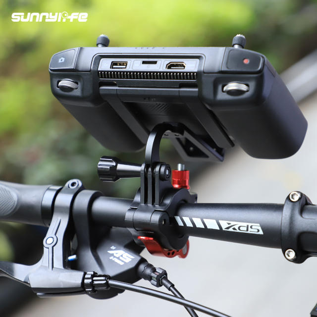 Sunnylife Remote Controller Holder on Bicycle Following Shot Action Camera Riding Bracket Mount for RC PRO/DJI Smart Controller
