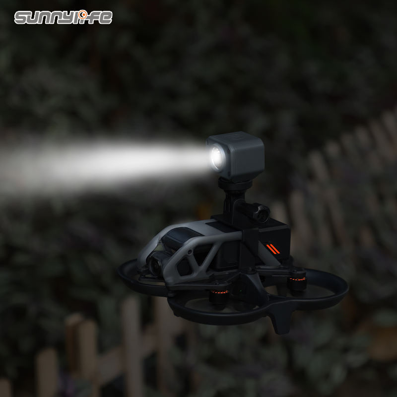 Sunnylife Sports Camera Holder Drone Light Bracket Lamp for DJI Avata for ACTION 2/ Insta360 GO 2/1 Camera