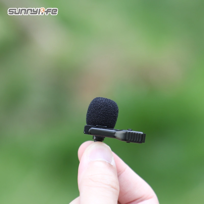 Lavalier Microphone Clip-on Lav Mini Mic Video Recording Interviews Living Performance for Insta360 X3/ ONE RS/ Action 3