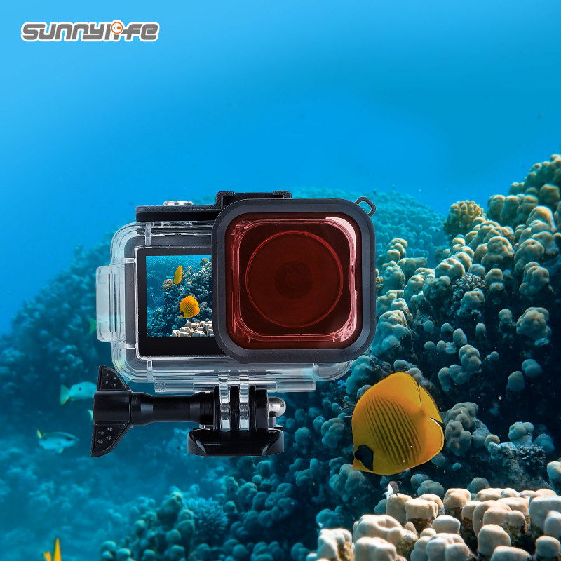 40m Waterproof Case 3 Colors Diving Filters Underwater Protective Dive Housing Shell Accessories for Osmo Action 3