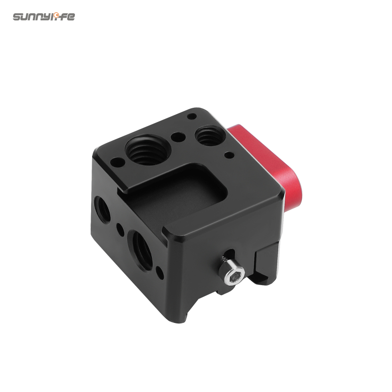 Mounting Plate Clamp Monitor Mount Holder w/ 1/4” Thread 3/8” Locating Hole Gimbal Accessories for DJI RS 2/ RSC 2/ RS 3/ RS 3 Pro