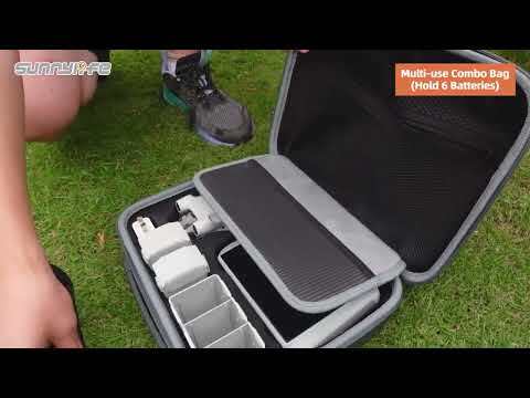 Sunnylife Carrying Case Mini Combo Bag Large Capacity Messenger Bag Drone Controller Bags for Mini 3 Pro DJI RC