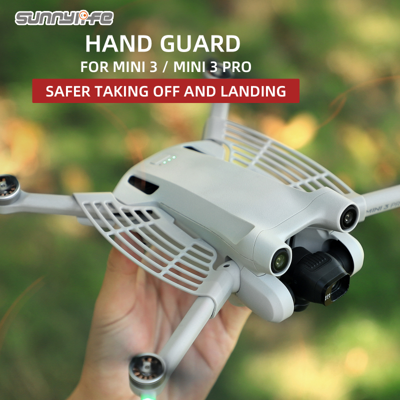 Sunnylife Hand Guard Finger Palm Board Drone Take-off Fence Protector Dam-board for Mini 3/ Mini 3 Pro