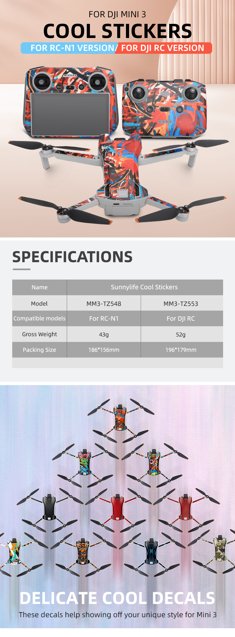 Sticker - DJI Mavic Mini 3 - Drohnenspital™