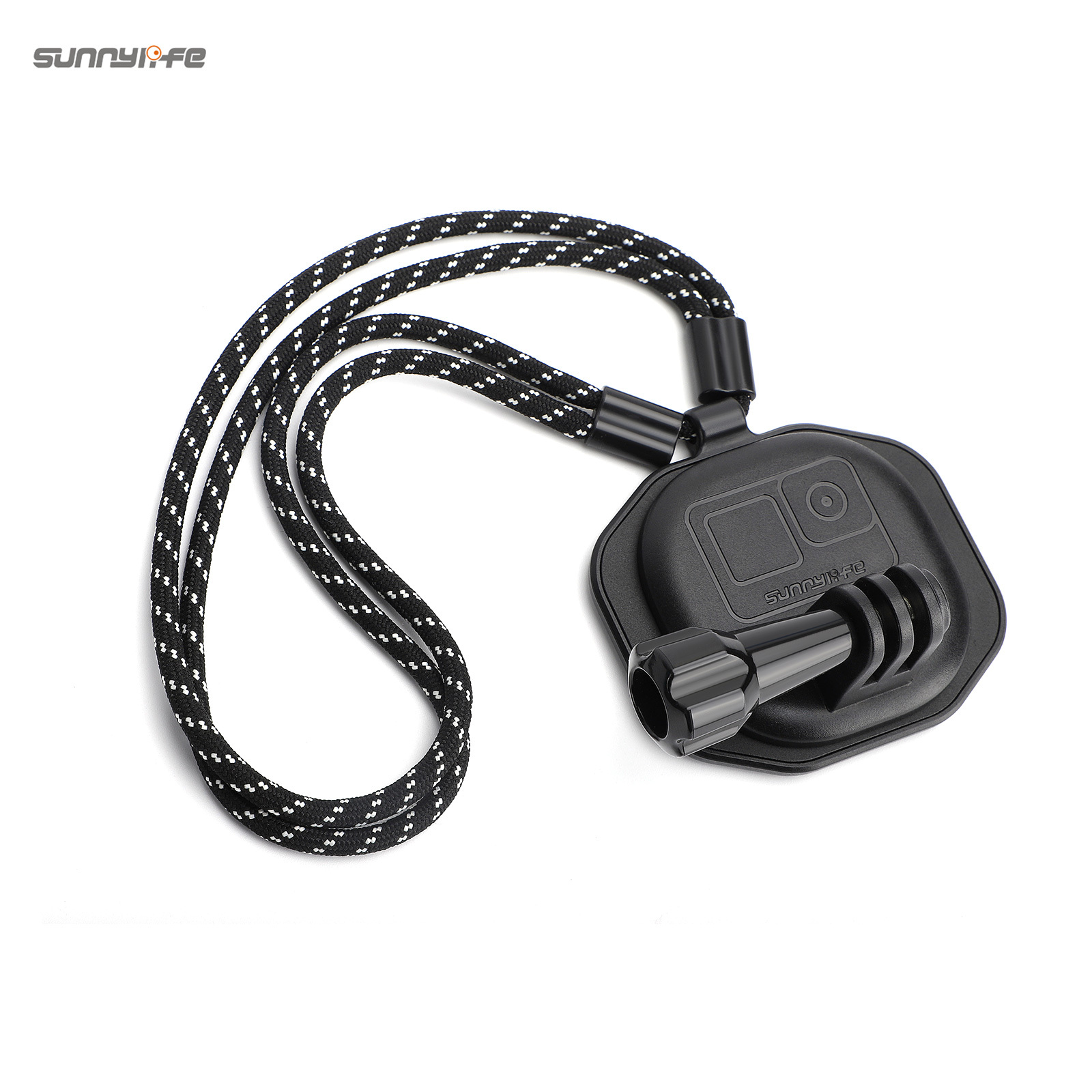 Sunnylife Magnetic Action Camera Neck Mount Chest Body Camera Necklace Lanyard POV Vlog Holder for GoPro 11/ Insta360 X3/ Action 3