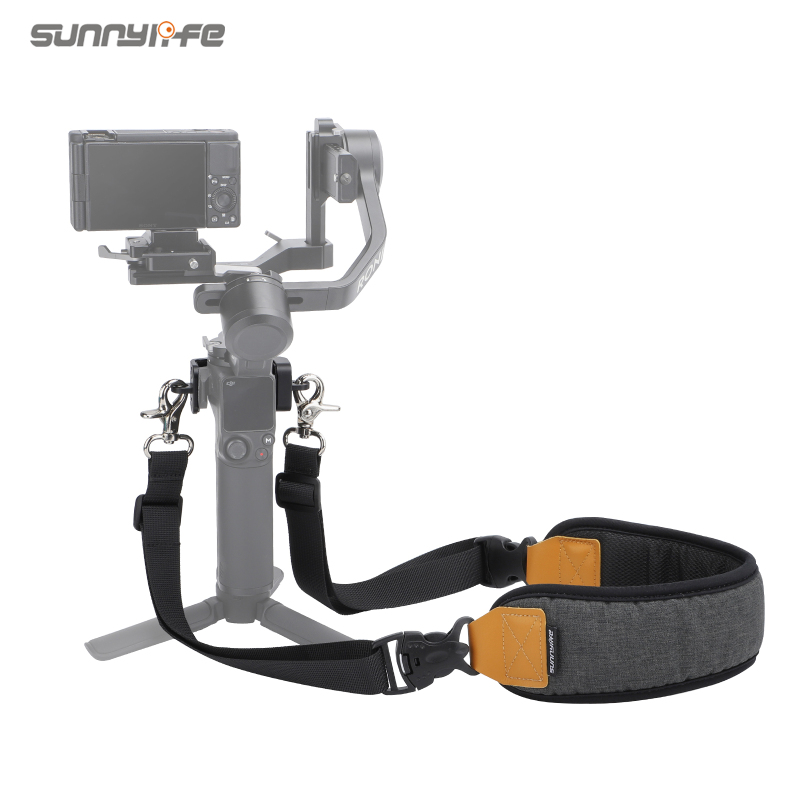Sunnylife Dual Hook Strap Stress Reliever Shoulder Comfortable Belt Stabilizer Neck Lanyard for RS 3 Mini