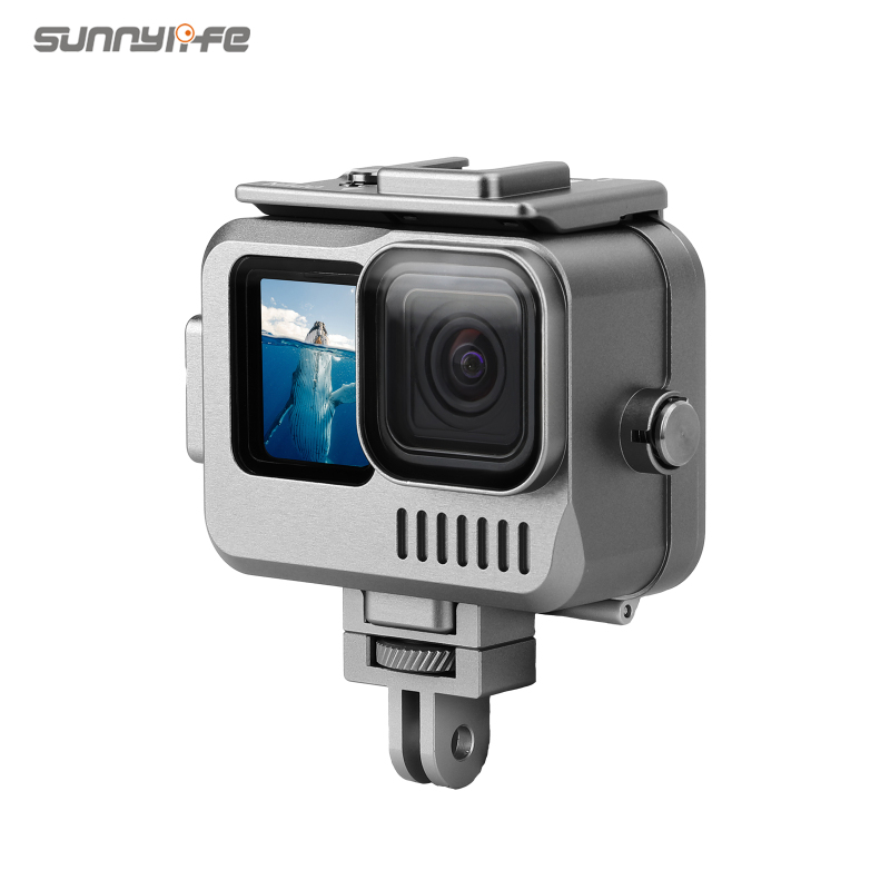 Sunnylife 40m Waterproof Case Aluminum Alloy Housing Shell Underwater Protective Dive Accessories for GoPro 9/10/11