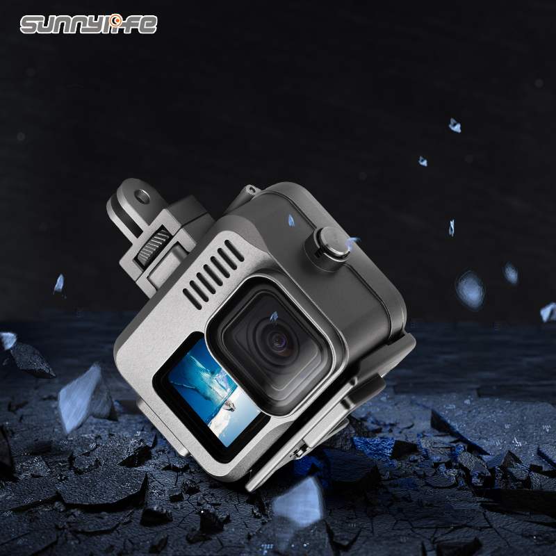 Sunnylife 40m Waterproof Case Aluminum Alloy Housing Shell Underwater Protective Dive Accessories for GoPro 9/10/11