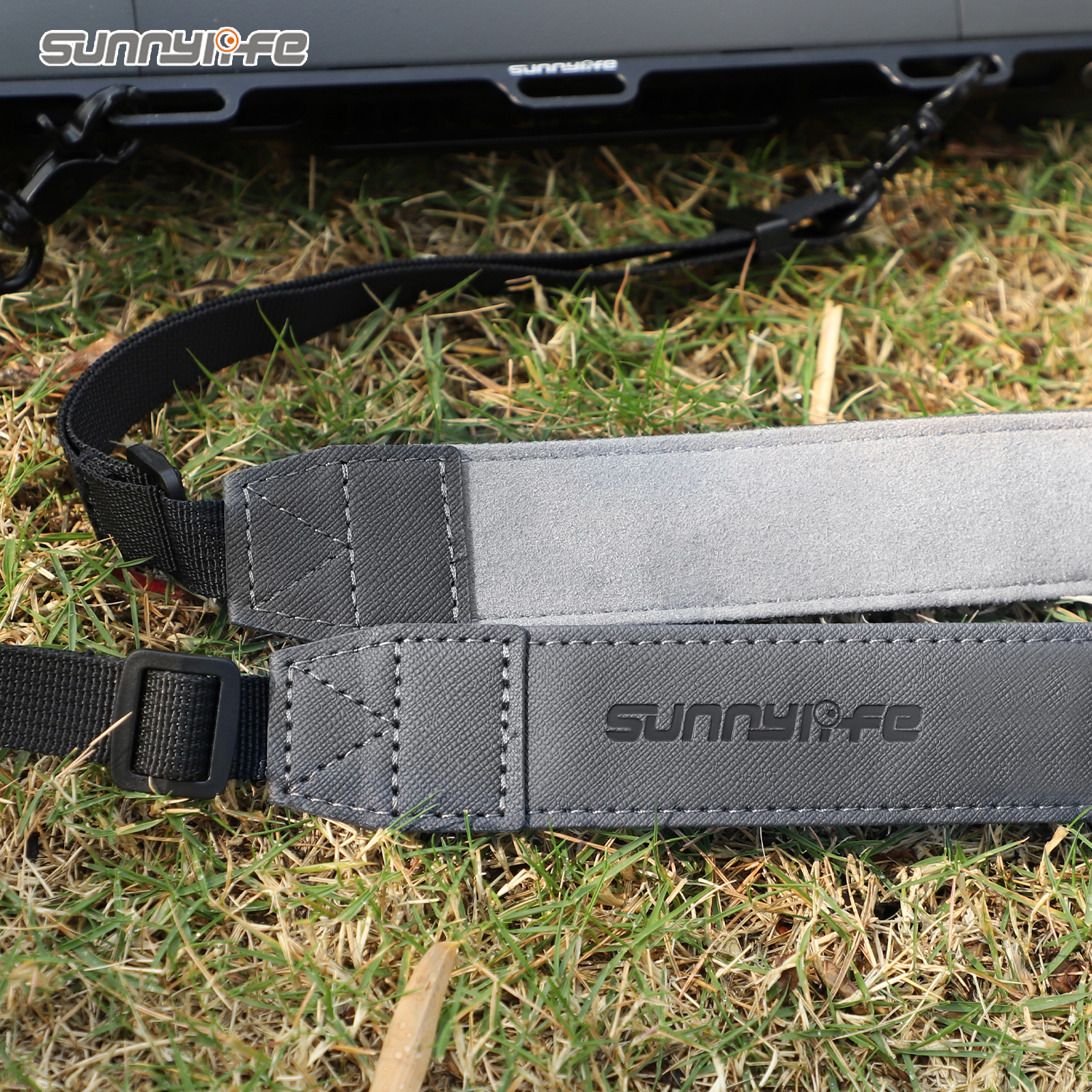 Sunnylife Controller Hanger Bracket with PU Leather Strap Shoulder Belt Lanyard for DJI RC Plus Matrice M30 Series