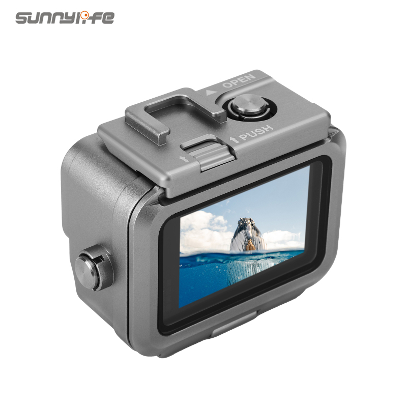 Sunnylife 40m Waterproof Case Aluminum Alloy Housing Shell Underwater Protective Dive Accessories for GoPro 9/10/11