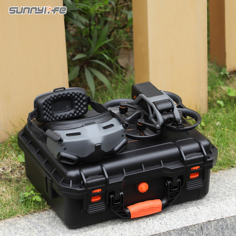 Sunnylife Upgraded Safety Carrying Case Waterproof Shock-proof Hard Case Goggles Integra Professional Bag Accessories for DJI Avata Explorer/ Pro-View Combo