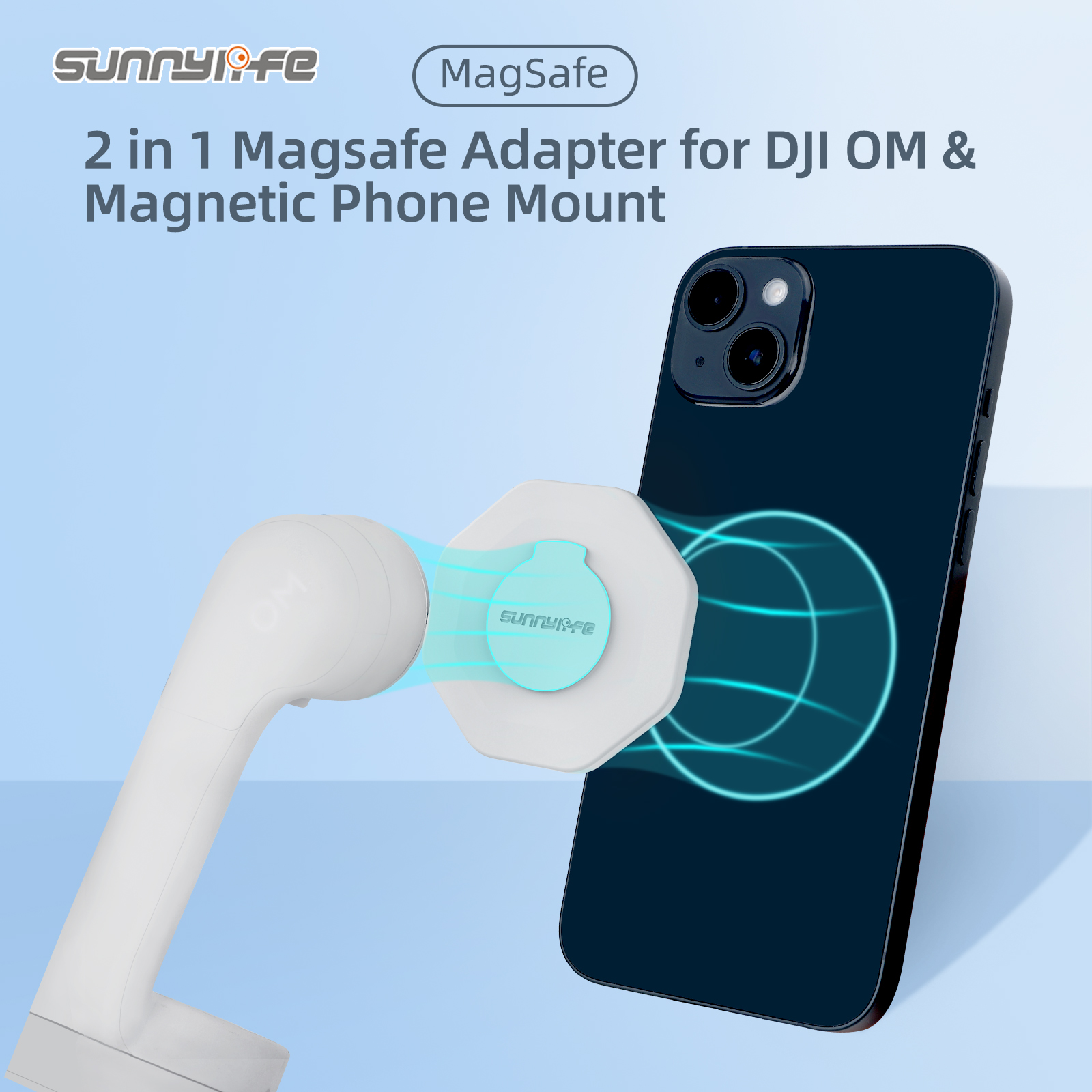 Sunnylife Ring Holder Adapter Compatible with MagSafe Magnetic