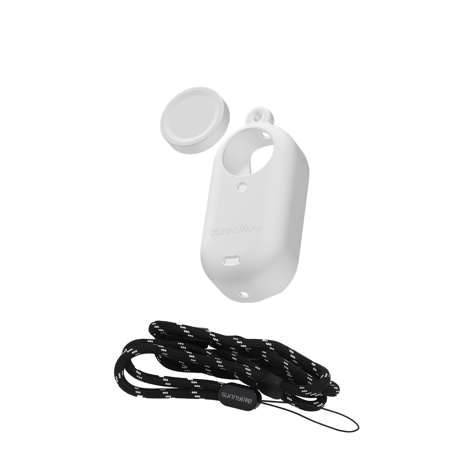 Sunnylife Silicone Protective Case Camera Lens Cover Protector Neck Strap Accessories for Insta360 GO 3