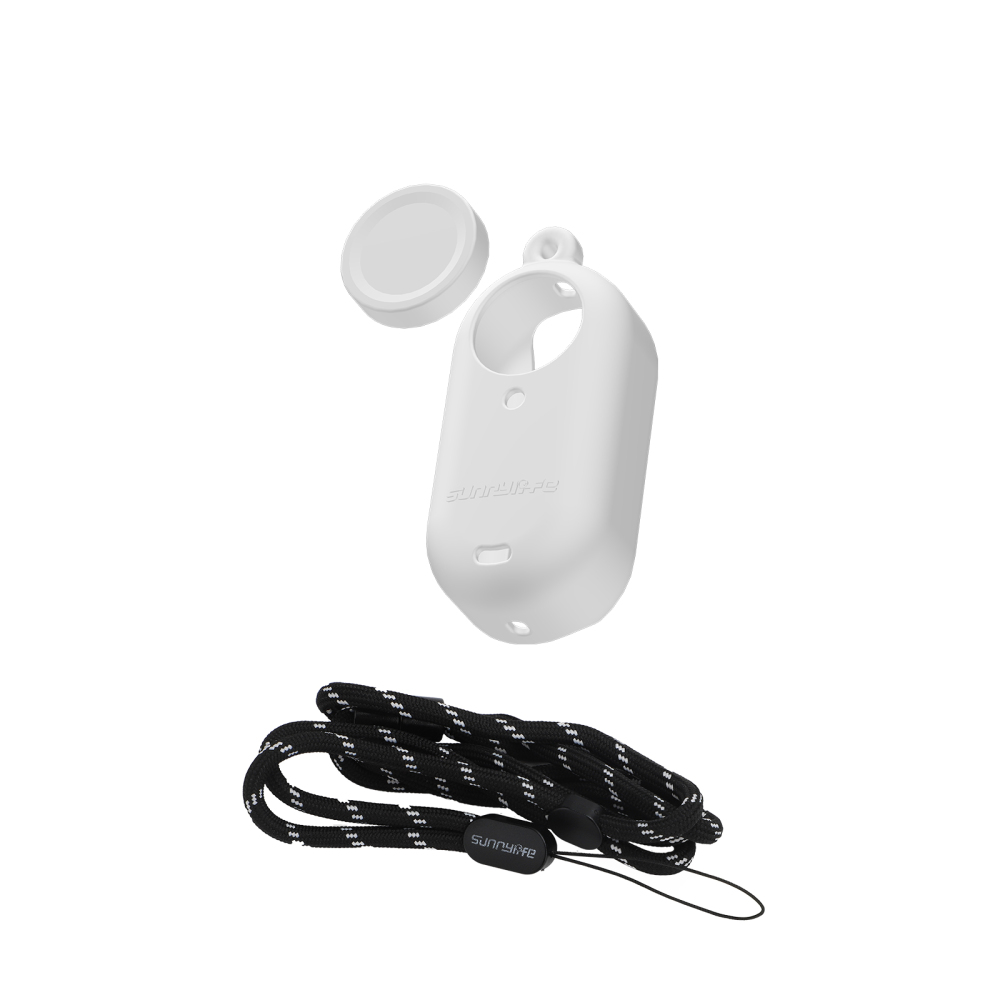 Sunnylife Silicone Protective Case Camera Lens Cover Protector Neck Strap Accessories for Insta360 GO 3