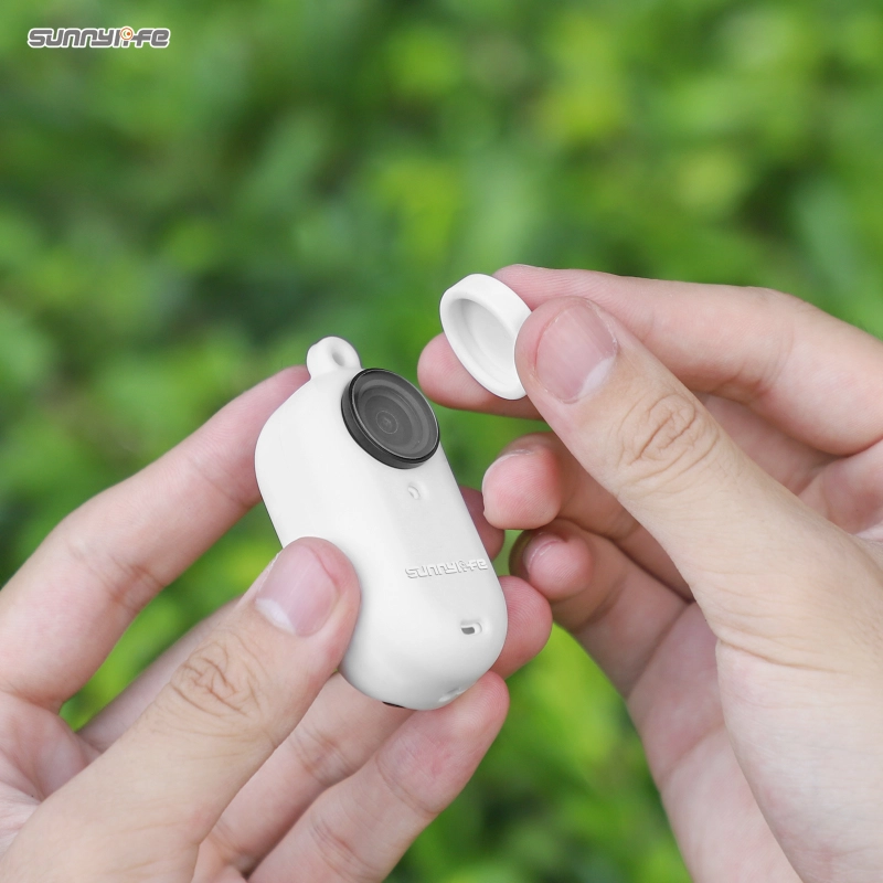 Sunnylife Silicone Protective Case Camera Lens Cover Protector Neck Strap Accessories for Insta360 GO 3