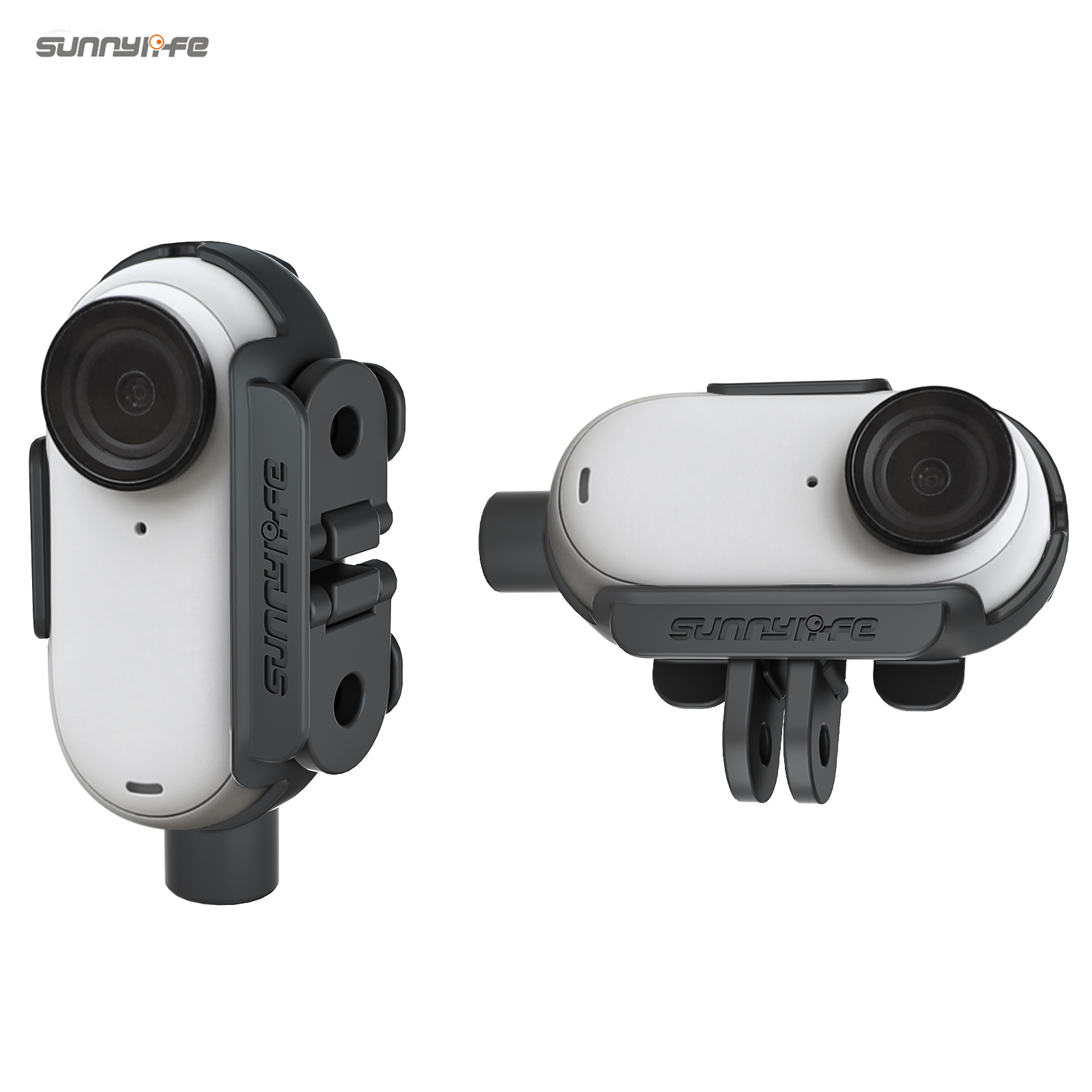 Sunnylife Mount Adapter Protective Frame Cage Mounting Brackets Housing Case Cover for Insta360 GO 3