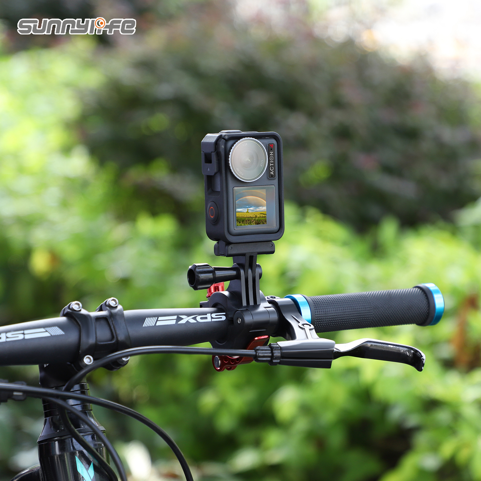 Sunnylife Remote Controller Holder on Bicycle Action Camera