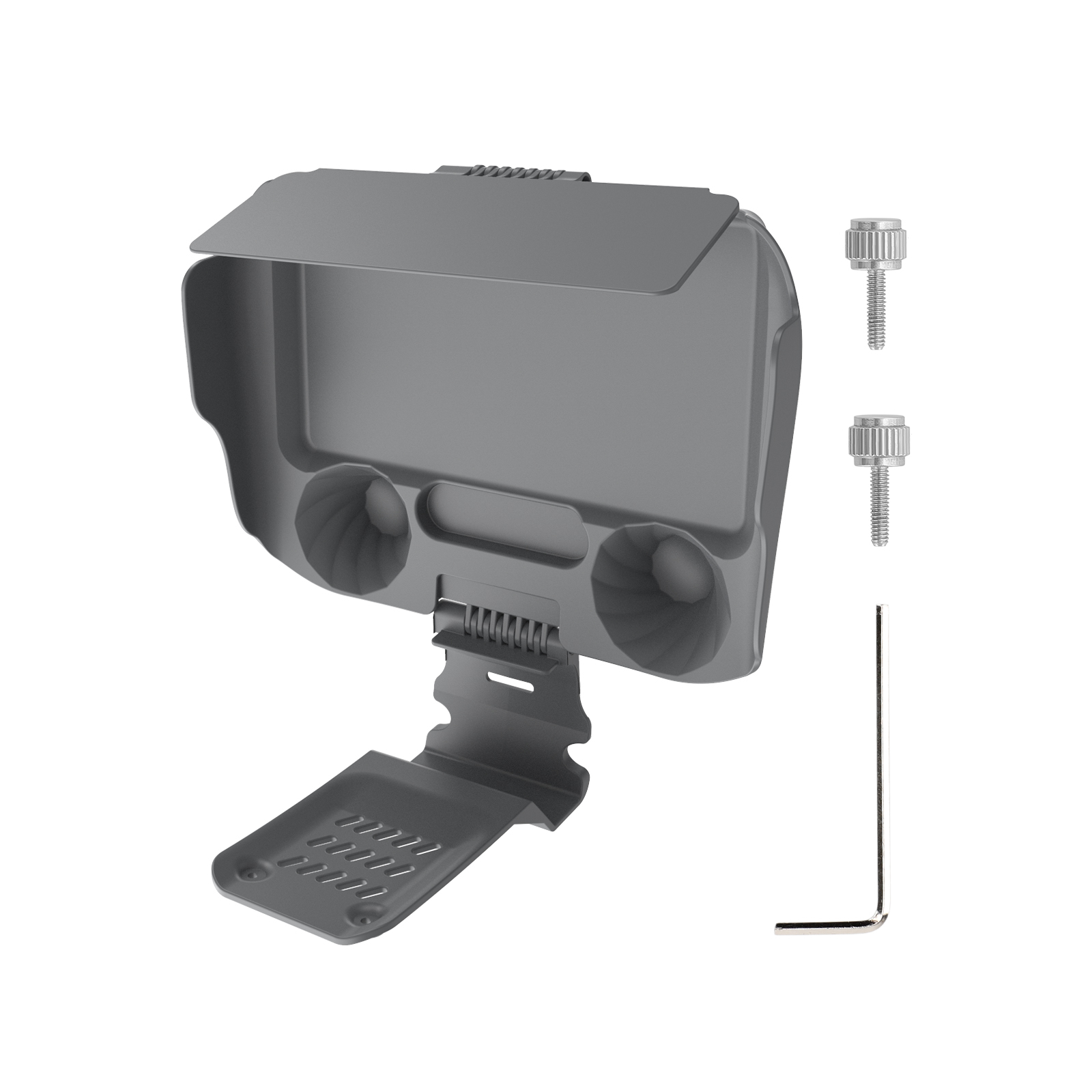 Sunnylife 2 in 1 Controller Protector Sun Hood Control Sticks Guard Screen Monitor Sunshade Cover for DJI RC 2/1 for Air 3/ Mini 3 Pro
