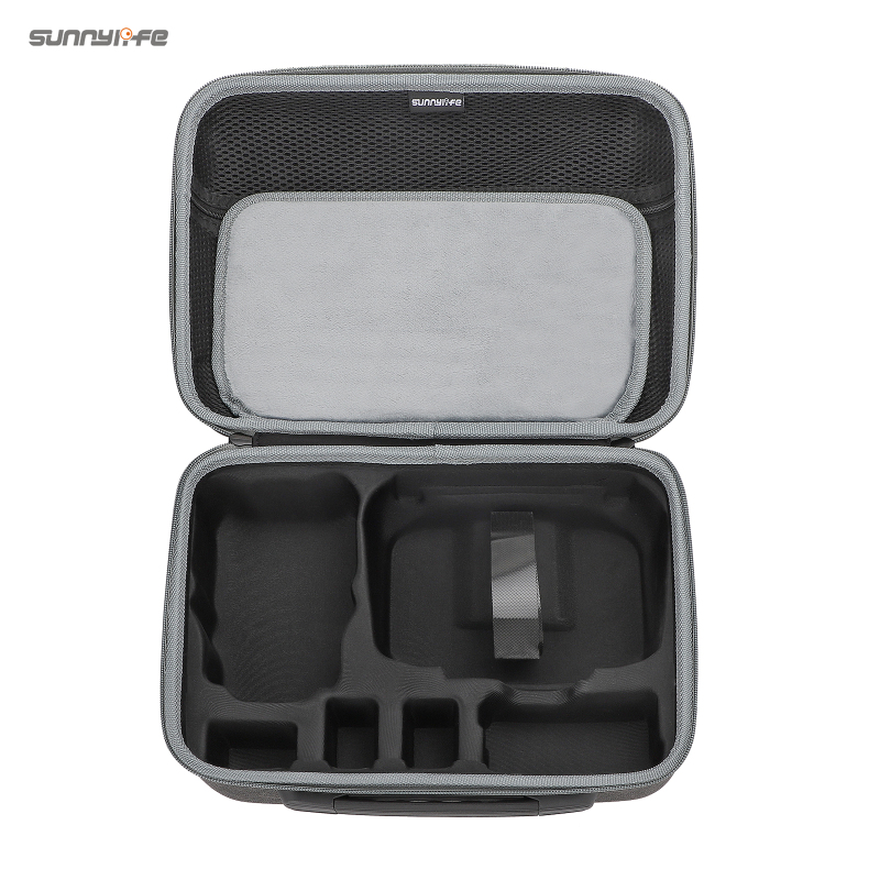 Sunnylife Carrying Case Combo Bag Hard Travel Case Large Capacity Messenger Bag Drone Controller Bags for Mini 4 Pro