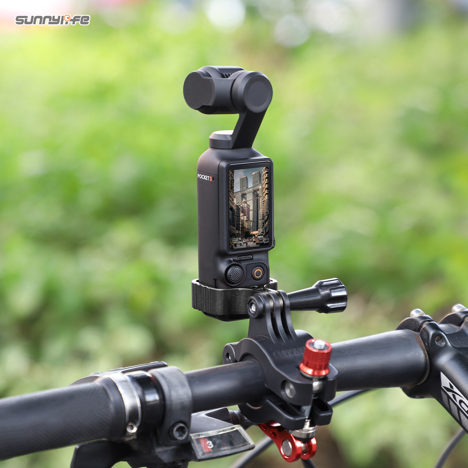 Sunnylife Aluminum Alloy Adapter Mount Frame Extension Kit Stand for OSMO POCKET 3 Gimbal Camera