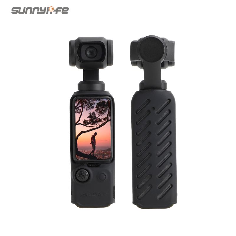 Sunnylife Silicone Cover Protective Case Scratch-proof Heat Dissipation Accessories for Osmo Pocket 3 Gimbal Camera