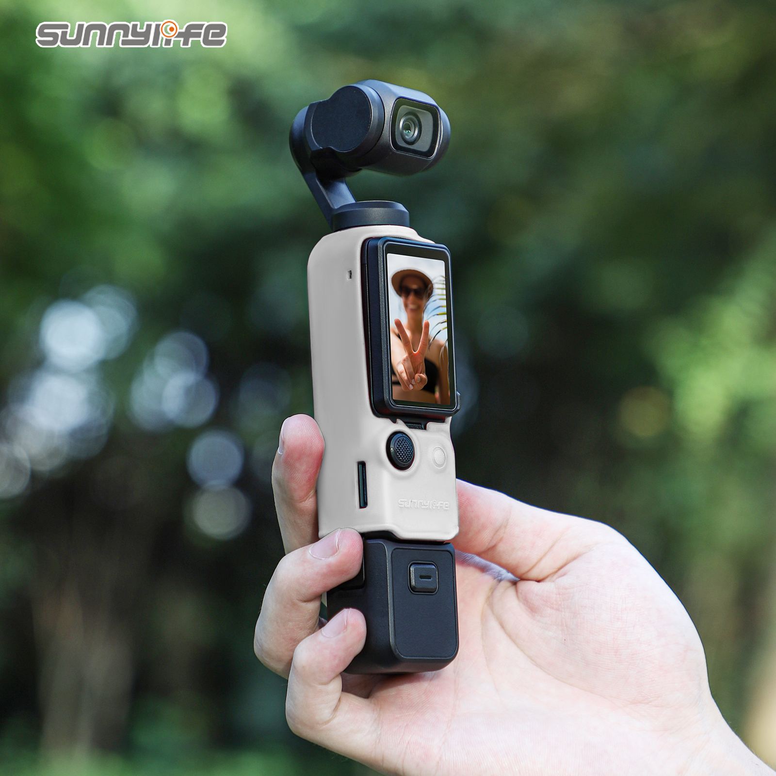 Sunnylife Silicone Cover Protective Case Scratch-proof Heat Dissipation Accessories for Osmo Pocket 3 Gimbal Camera
