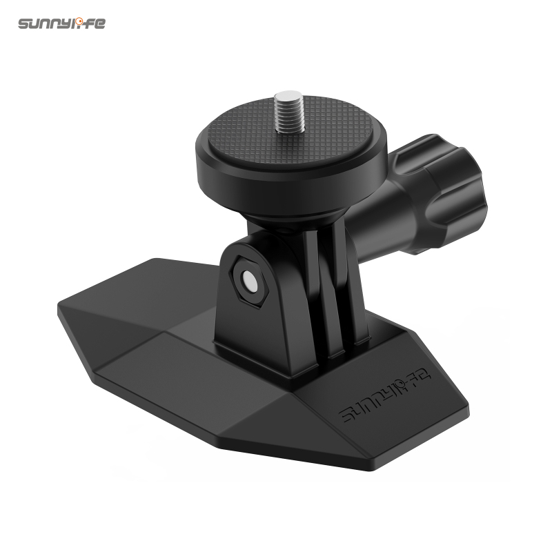 Sunnylife Universal Magnetic Base Action Camera Mount Angles Adjustable for Osmo Pocket 3/ Insta360 GO 3/ Action 4