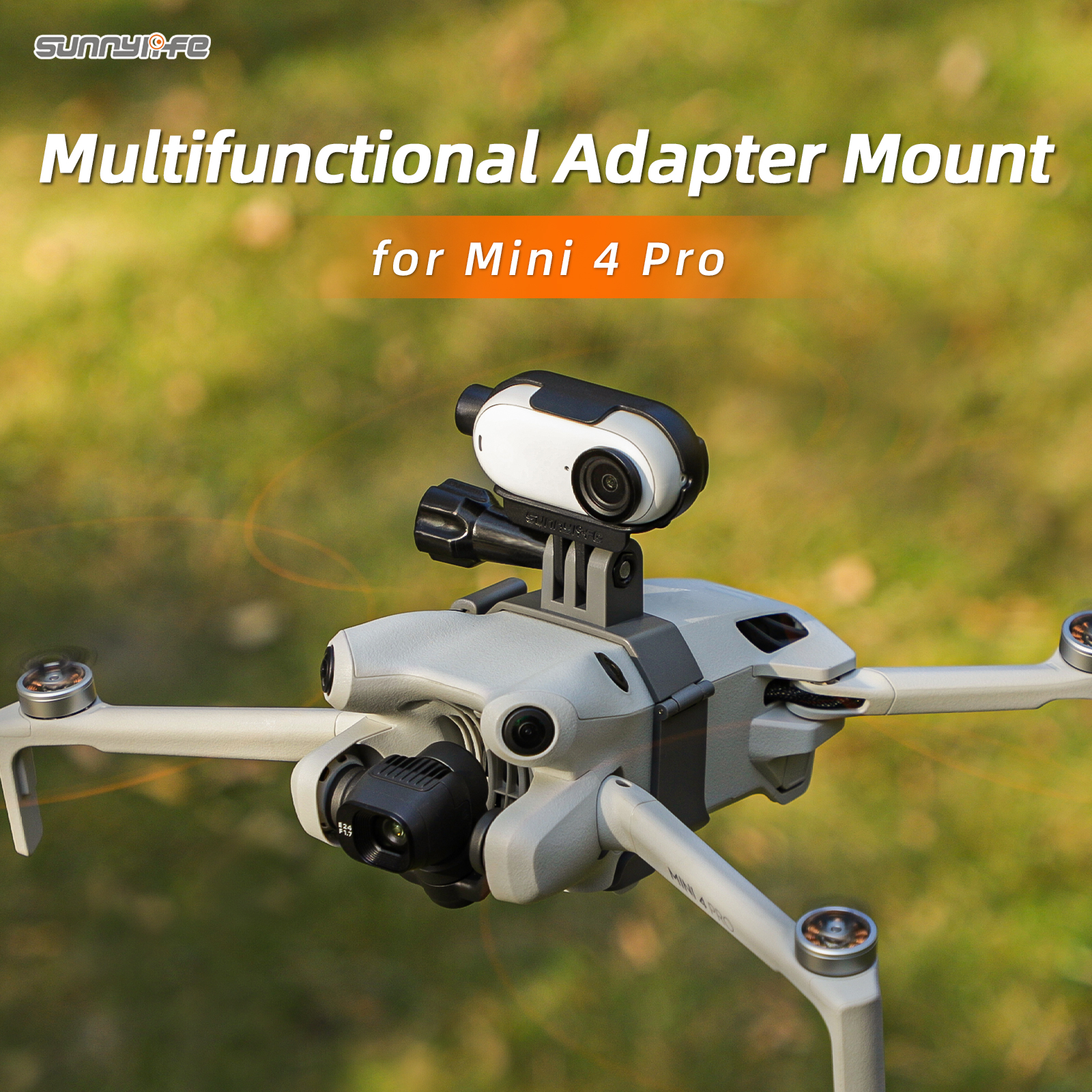 Sunnylife Drone Expansion Mount Action Camera Holder Adapter