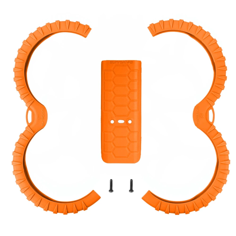 Fututech – Kit De Protección Para DJI Avata 2 – Anillo Protector De Hélices Y Tapa Superior En Naranja – Accesorio Ligero De TPU