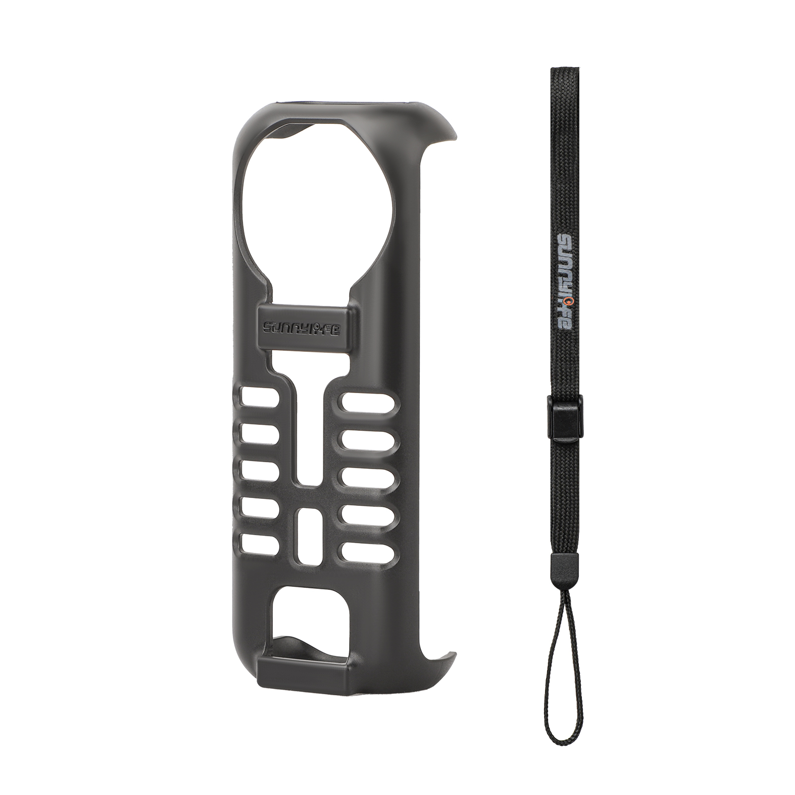 Sunnylife Graphene Case High Thermal Conductivity Protective Case Frame Scratch-proof Cover Lanyard Hand Strap for Insta360 X4