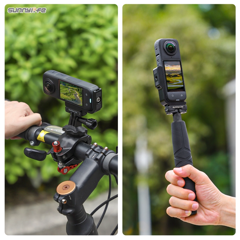 Sunnylife L-Type Vertical-Horizontal Mount with Magnetic Adapter Quick Release Mount Adapter Stand for Insta360 X4
