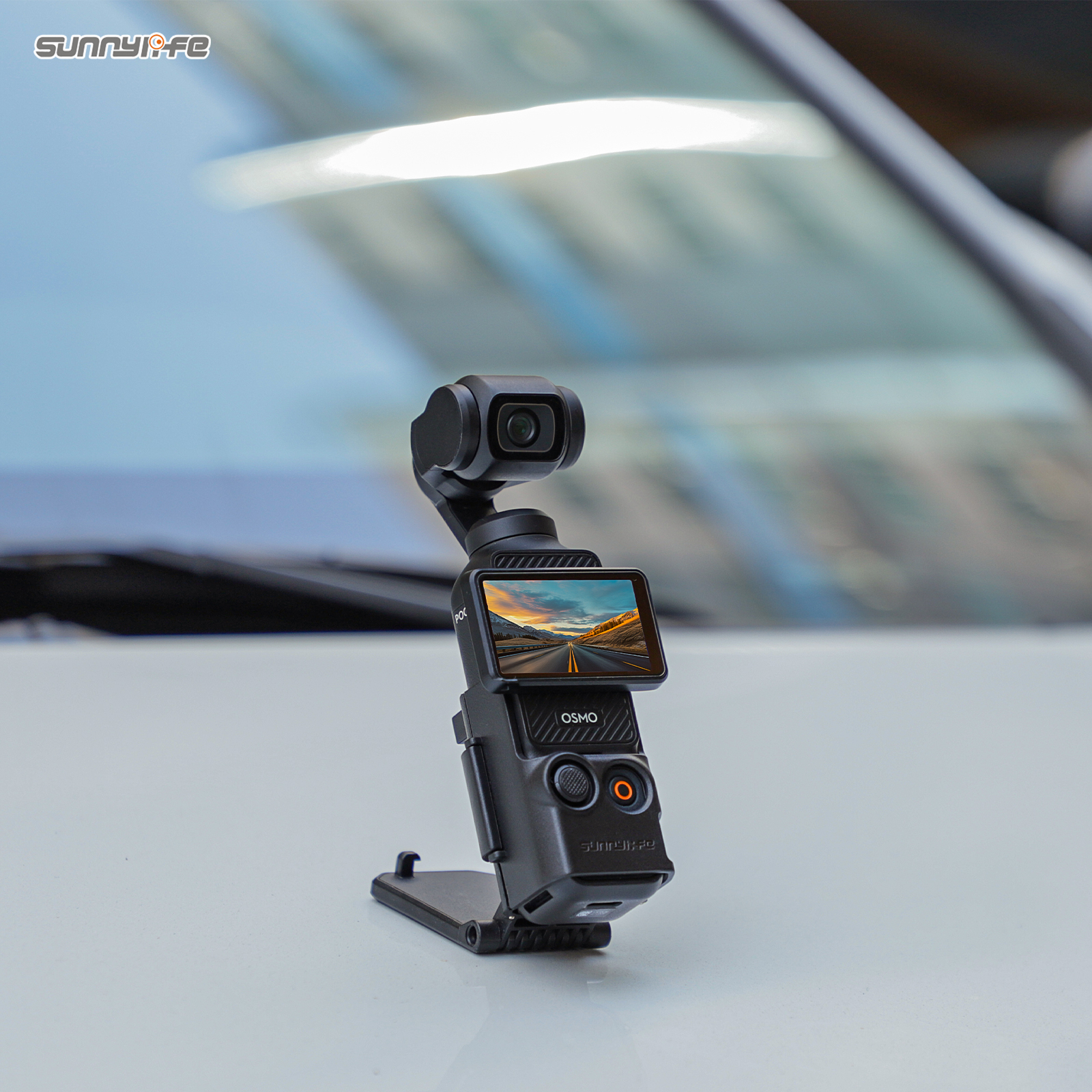 Sunnylife Multifunctional Magnetic Mount Tabletop Base Bracket Angles Adjustable Accessories for Osmo Pocket 3