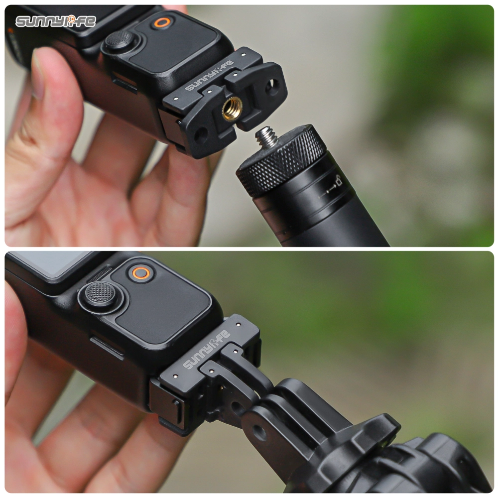 Sunnylife Foldable Quick Release Adapter Mount Action Camera