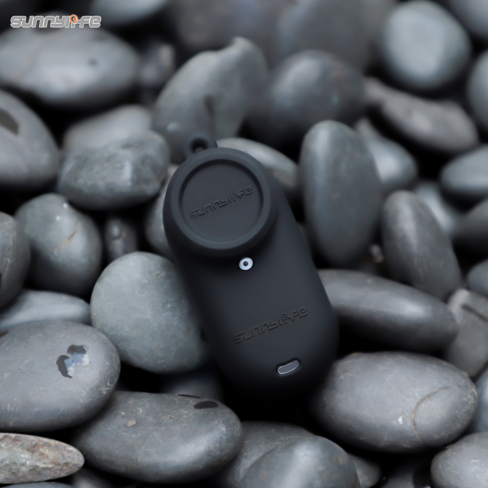 Sunnylife Silicone Protective Case Camera Lens Cover Shock-proof Protector Neck Strap Accessories for Insta360 GO 3S