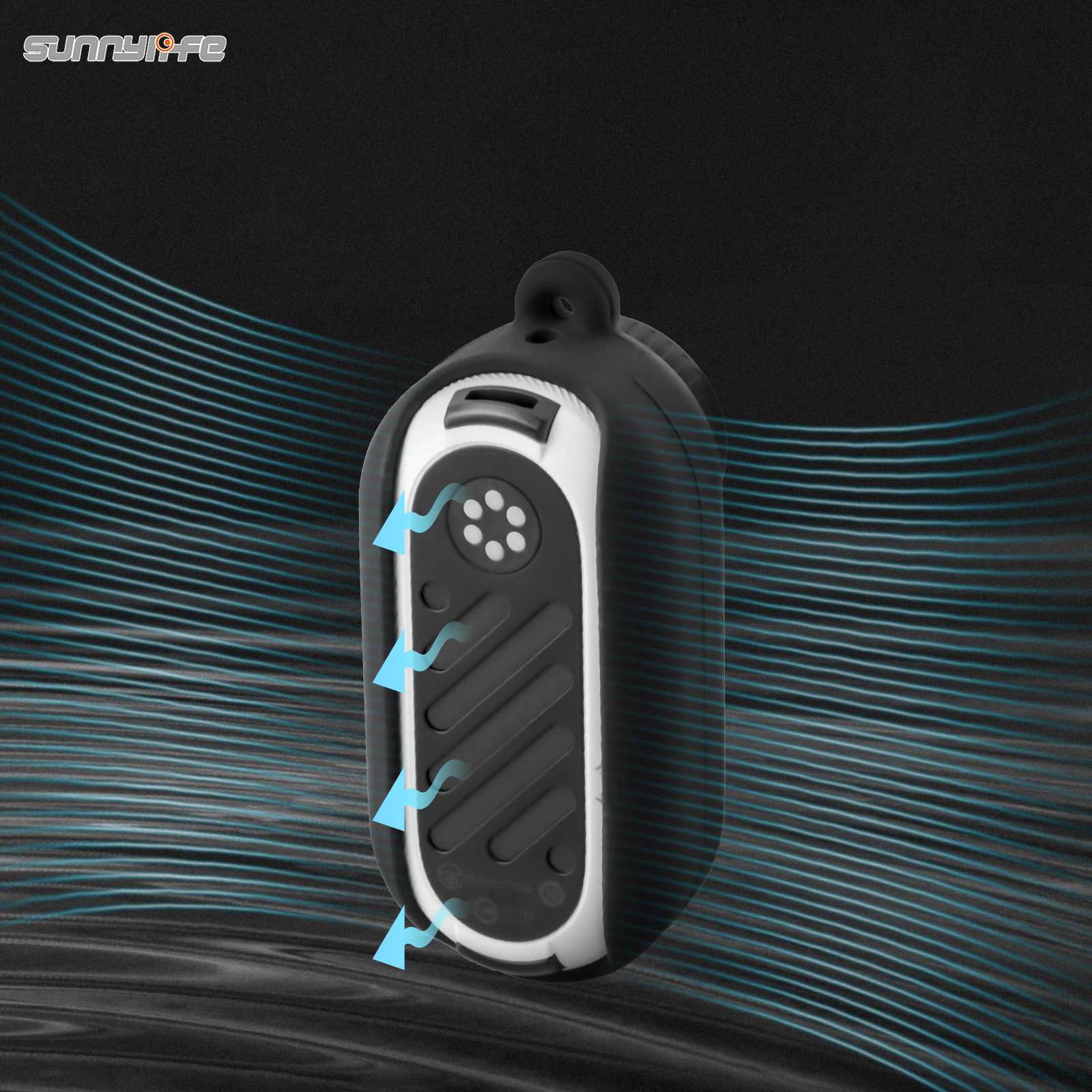 Sunnylife Silicone Protective Case Camera Lens Cover Shock-proof Protector Neck Strap Accessories for Insta360 GO 3S