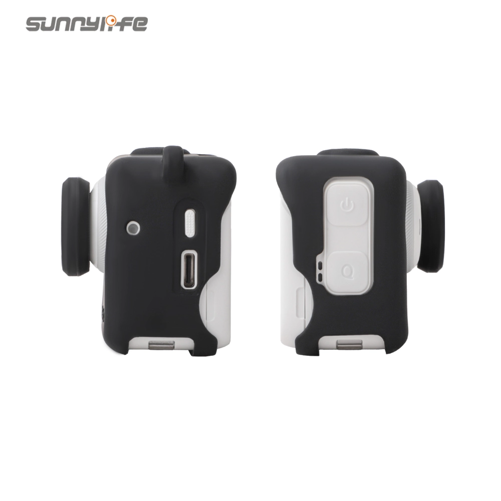 BeisDirect GO 3 Siliconen beschermhoes voor Insta 360 GO3 beschermhoes, siliconen hoes, siliconen beschermhoes voor Insta 360 GO 3 Action Camera Accessoire (grijs