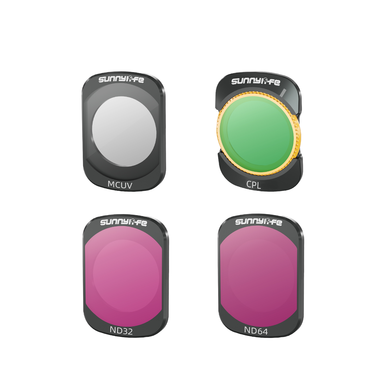 Sunnylife Lens Filters Magnetic Metal Adjustable CPL Filters ND16 ND64/PL ND32/PL MCUV Accessories for OSMO POCKET 3